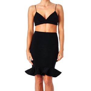 NWT Bec & Bridge Heart Breaker Ruffle Skirt US 4 Small